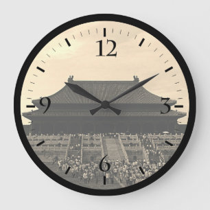  China Pekin the imperial palace Large Cloc Grote Klok