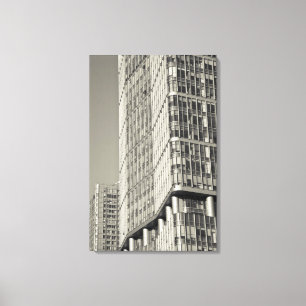 China, Peking, Chaoyang District. Fortune Plaza 3 Canvas Afdruk