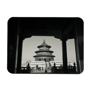China, Peking, Chongwen District. Tempel van 2 Magneet