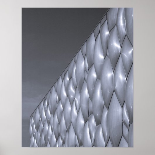 China, Peking. Nationaal Centrum voor de waterhuis Poster (Voorkant)