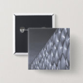 China, Peking. Nationaal Centrum voor de waterhuis Vierkante Button 5,1 Cm (Voorkant /achterkant)