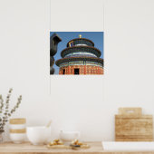 China, Peking, Tempel van de Hemel, Chinese urn in Poster (Keuken)