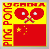 China Ping Pong Poster (Voorkant)