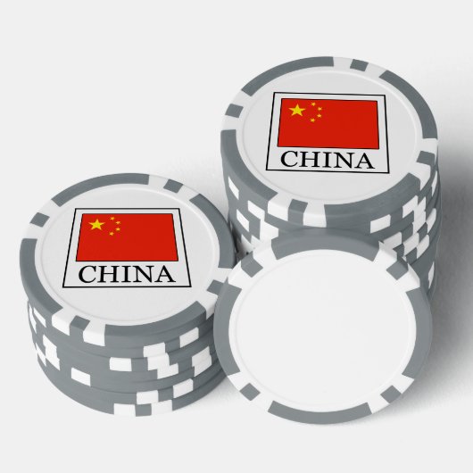 China Poker Chips (Opstapeling)