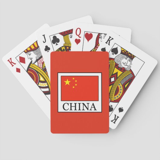 China Pokerkaarten (Achterkant)