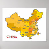 CHINA PROVINCES POSTER (Voorkant)
