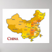 CHINA PROVINCES POSTER (Voorkant)
