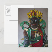 CHINA, provincie Yunnan, Kunming. Bamboe Temple Briefkaart (Voorkant / Achterkant)