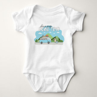 China Pugs Road Trip Baby Bodysuit