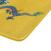 China Qing Dynasty Flag (Chinese draak) (Aziatisch Snijplank (Hoek)