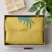 China Qing Dynasty Flag (Chinese draak) (Aziatisch Tissuepapier (Geschenk)