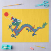 China Qing Dynasty Flag (Chinese draak) (Aziatisch Tissuepapier (Craft)
