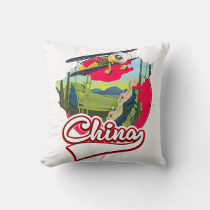 China Reis kaart logo Kussen