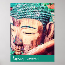 China reist Leshan Giant Buddha Poster