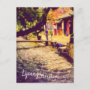 China reist met Lijiang Yunnan Briefkaart