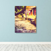 China reist met Lijiang Yunnan Canvas Afdruk (Insitu (Houten vloer))