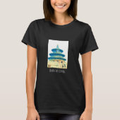 China reistempel van de hemel t-shirt (Voorkant)