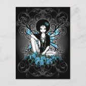 China Retro Lilly Fantasy Briefkaart (Voorkant)