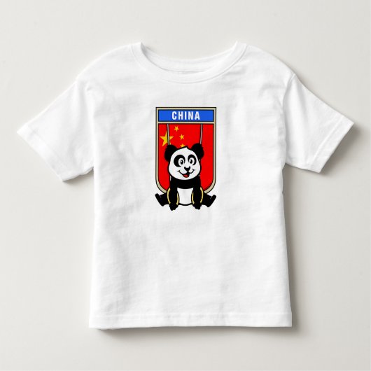 China Rings Panda Kinder Shirts (Voorkant)
