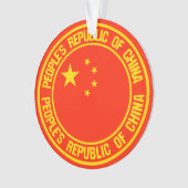 China Round Emblem Ornament (voorkant)