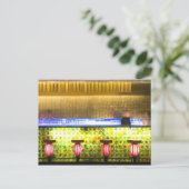 China, Shanghai. Bar in de Xin Tian Di bar 2 Briefkaart (Staand voorkant)