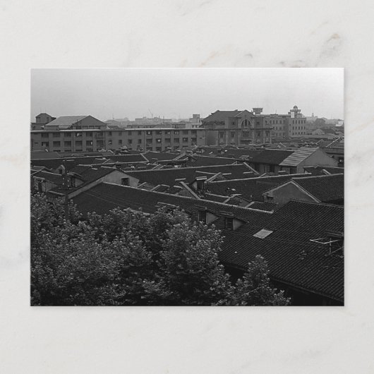 China Shanghai City Briefkaart (Voorkant)