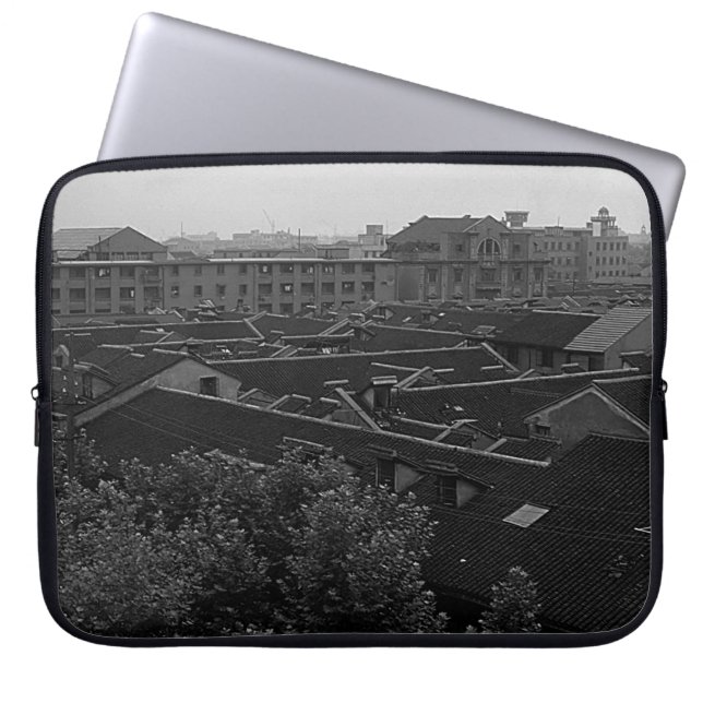  China Shanghai City Laptop Sleeve (Voorkant)