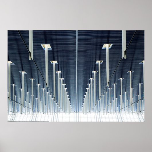 China, Shanghai | Internationale luchthaven Pudong Poster (Voorkant)