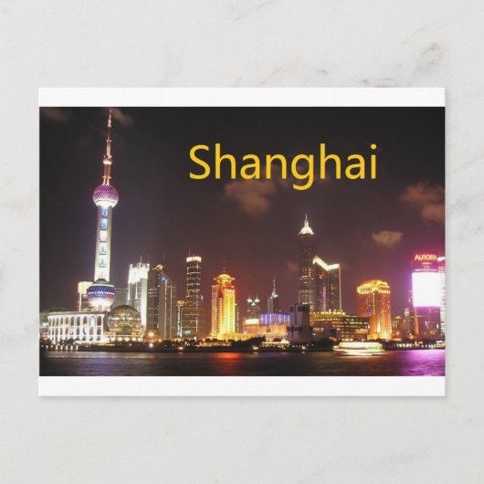 China Shanghai (St.K.) Briefkaart (Voorkant)