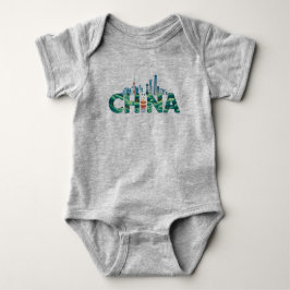 China Shanghai Temple Panda Romper
