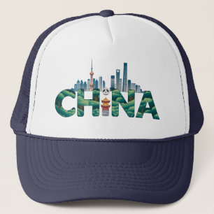China Shanghai Temple Panda Trucker Pet
