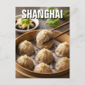 China Shanghai Xiaolongbao Briefkaart (Voorkant)