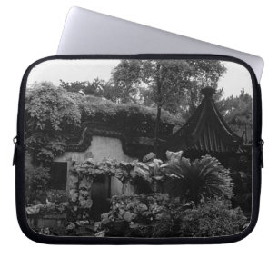 China Shanghai Yuyuan garden planten Hoesje-M Laptop Sleeve