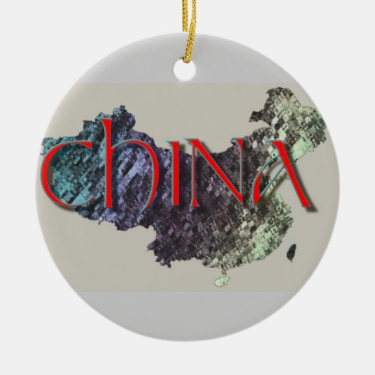 China Siervoorwerp Keramisch Ornament (Voorkant)