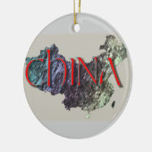 China Siervoorwerp Keramisch Ornament (Links)
