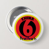 China Six Button - Dead Hearts Novels (Voorkant /achterkant)