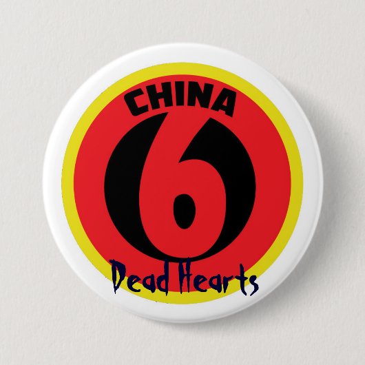 China Six Button - Dead Hearts Novels (Voorkant)