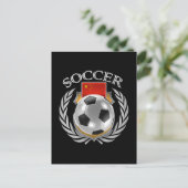 China Soccer 2016 Fan Gear Briefkaart (Staand voorkant)
