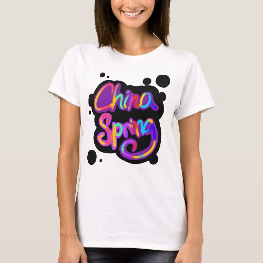 China Spring Colorful T-shirt (Voorkant)