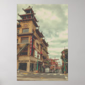 China stad met traditionele architectuur poster (Voorkant)