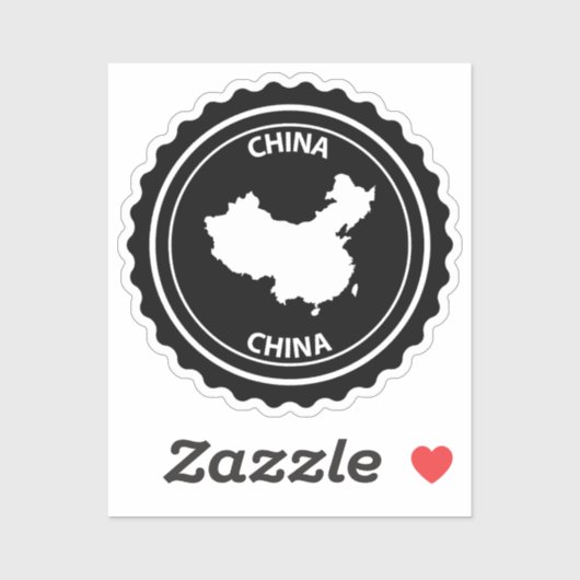 China Sticker (Vel)