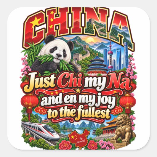 China sticker (Voorkant)