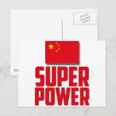 China - Superkracht Briefkaart (Voorkant / Achterkant)