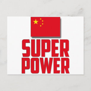China - Superkracht Briefkaart