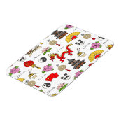 China Symbols Patroon Magneet (Linkerzijde)