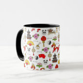 China Symbols Patroon Mok (Voorkant links)