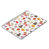 China Symbols Patroon Notitieboek (Linkerzijde)