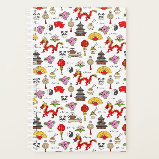 China Symbols Patroon Planner (Voorkant)