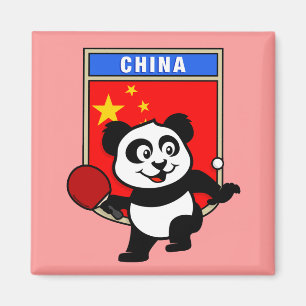 China Table Tennis Panda Magneet