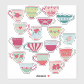 China Teacups Sticker (Vel)
